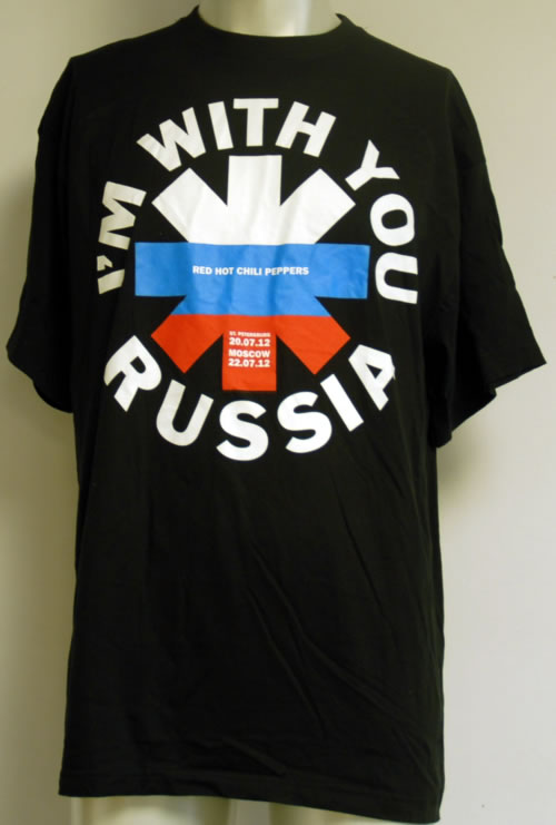 Red Hot Chili Peppers I'm With You Russia - XXL Russian t